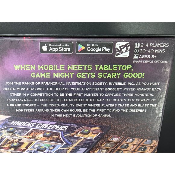 Finders Creepers Board Game Hunt Digital Monsters with Phone AR Family Strategy - Picture 6 of 10